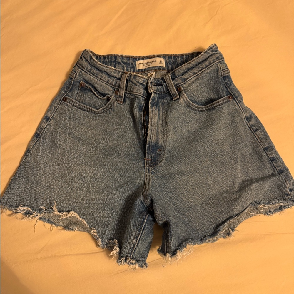 Abercrombie & Fitch Blue Jean Shorts